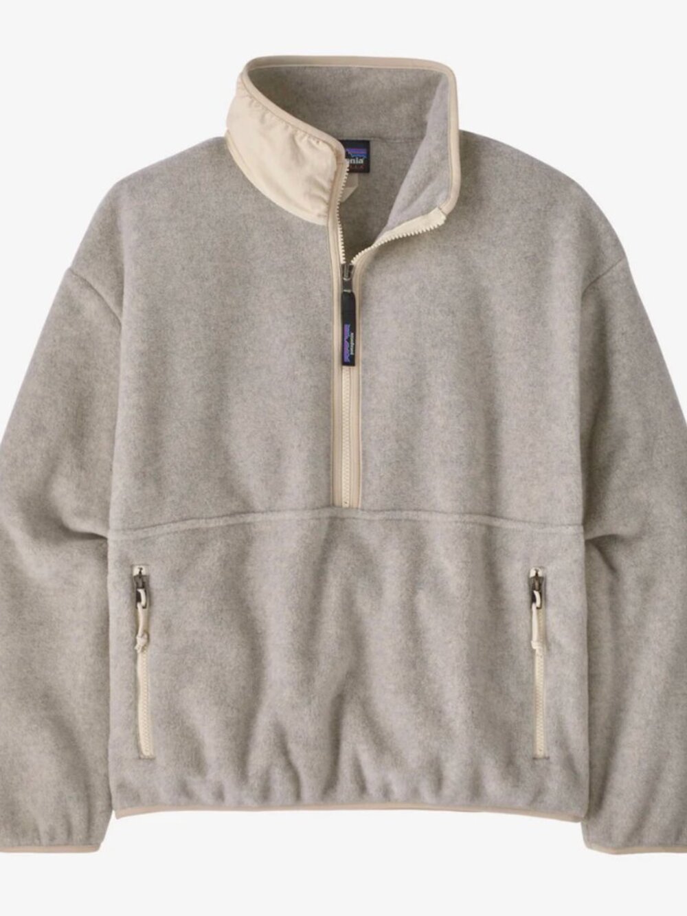 Patagonia Womens Synchilla Fleece Marsupial 22965 Oatmeal Heather Natural Medium